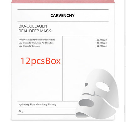 Deep Collagen Overnight Facial Sheet Mask – Low Molecular Collagen Hydration & Firming