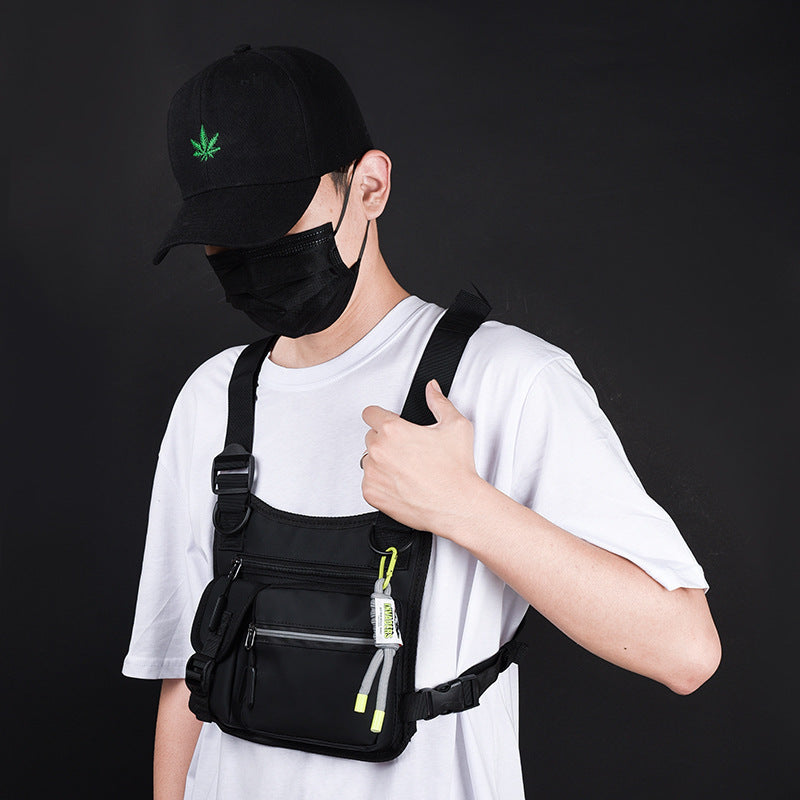Workwear Functional Vest Chest Bag Reflective