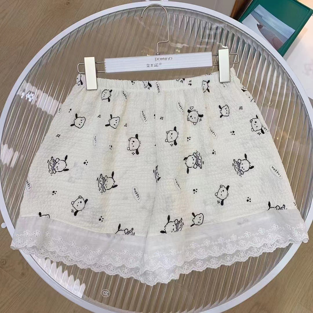Spring And Summer New Cute Girl Home Shorts