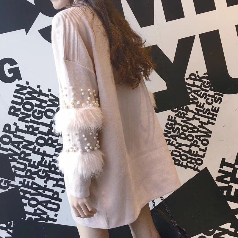 Half high neck pullover sweater