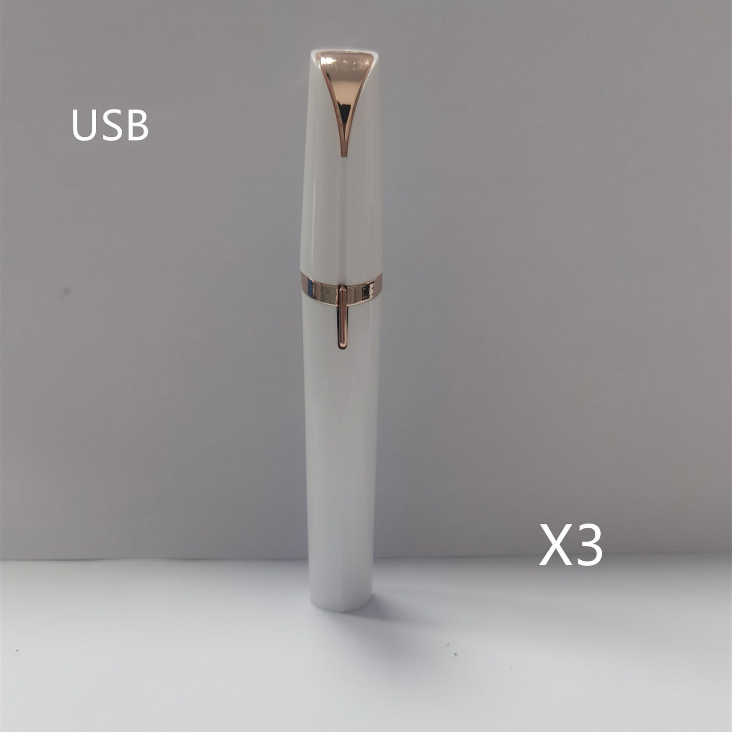 Mini Electric Eyebrow Trimmer Pen – Painless LED Lipstick Hair Remover for Face & Brows
