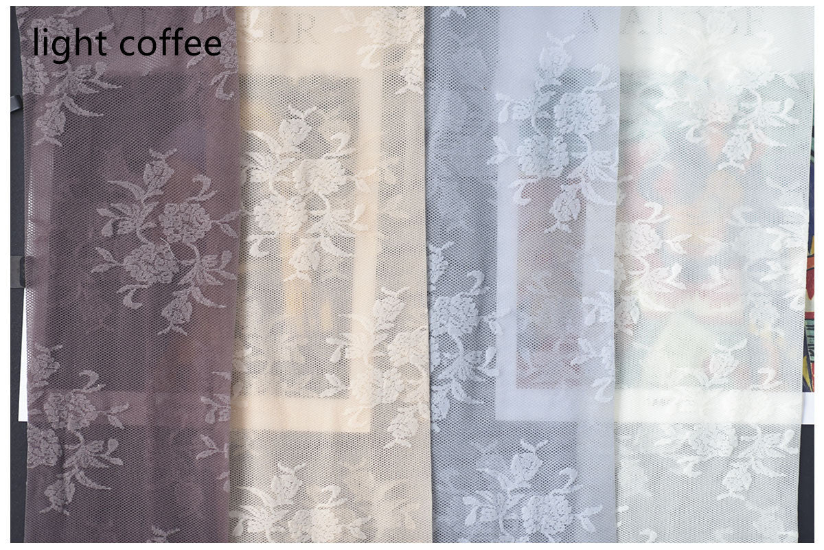 Retro Lace Rose Flower Embroidery Ultra-Thin Dark PatternFemale Summer Sweet Court Lolita White StockingsPantyhose