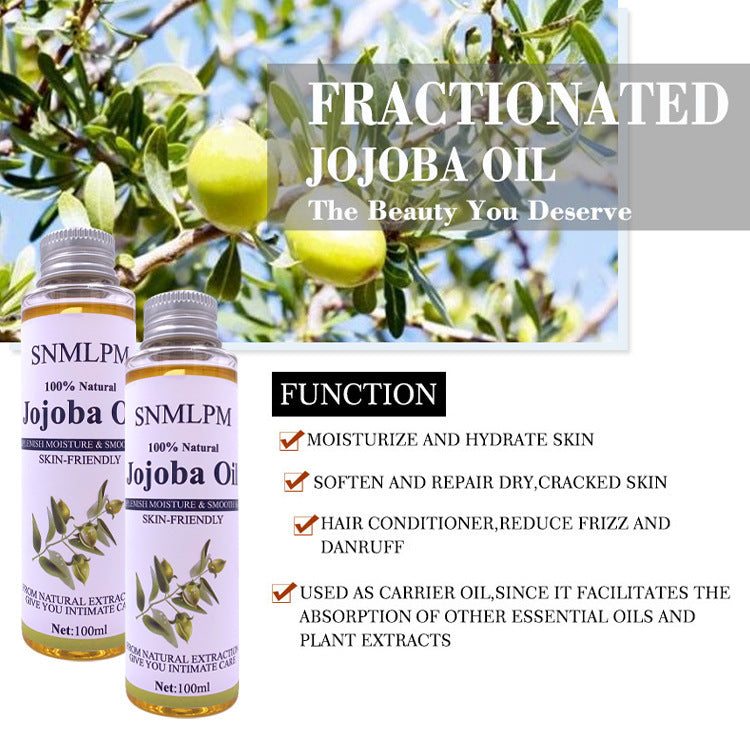 Premium Cold‑Pressed Jojoba Massage Oil – Deep Moisture for Body & Face