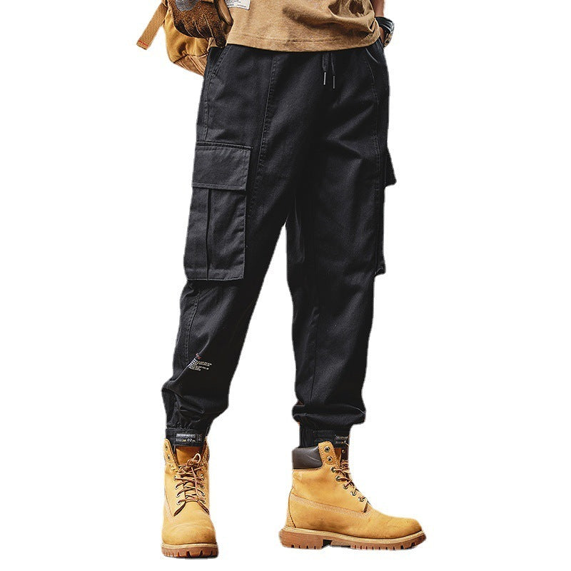 Men's Heavy-Duty Straight Fit Cargo Pants – Rugged Outdoor Streetwear