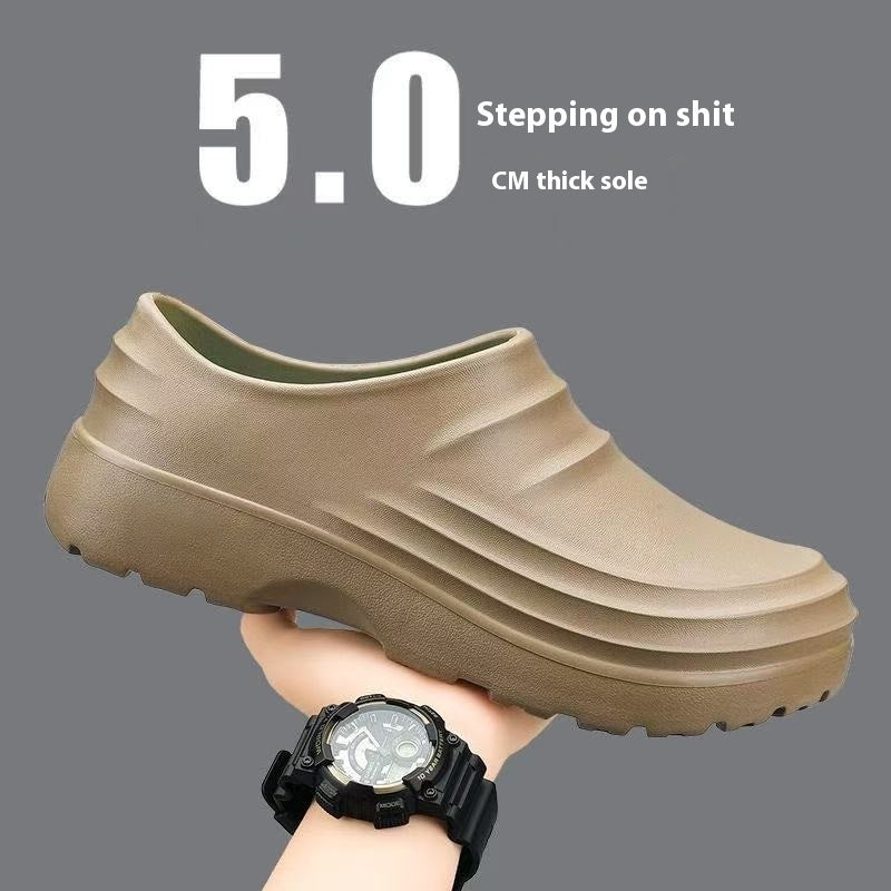 Waterproof Non-Slip Lightweight Platform Work Shoes – All-in-One Outdoor Protection