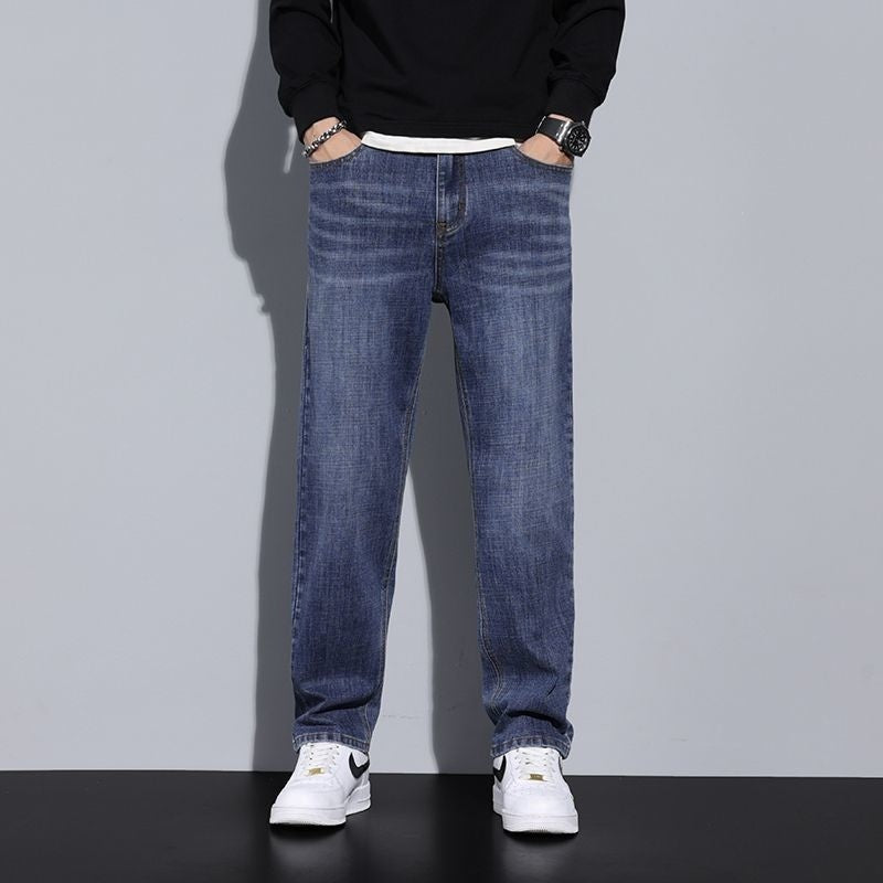 Loose Straight Fit Casual Jeans – All-Day Comfort, Street-Ready Style