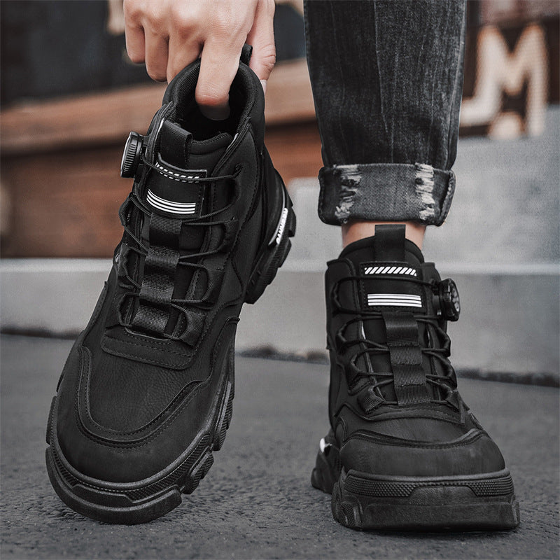 Men’s Outdoor Sports PU Leather Worker Boots