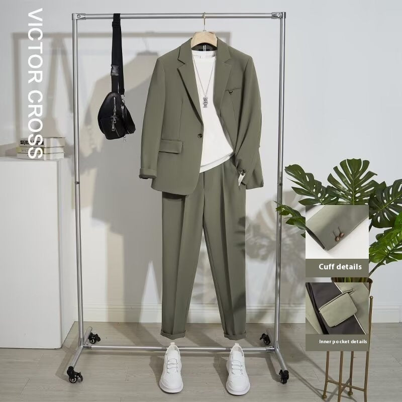 Men’s High-Sense Lightweight Blazer – Spring & Autumn Casual Suit Jacket