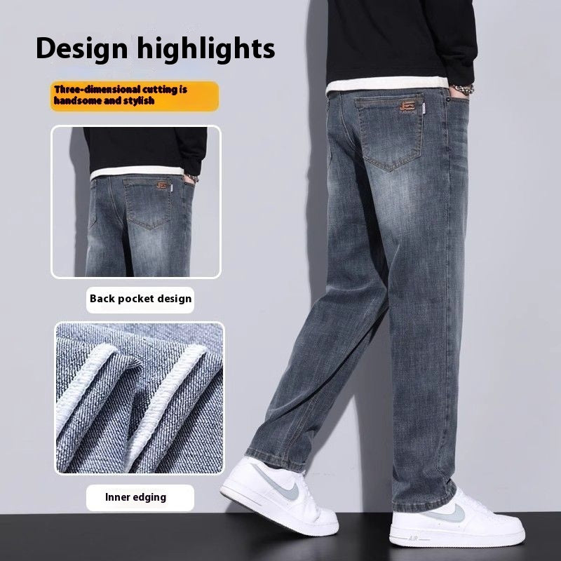 Loose Straight Fit Casual Jeans – All-Day Comfort, Street-Ready Style