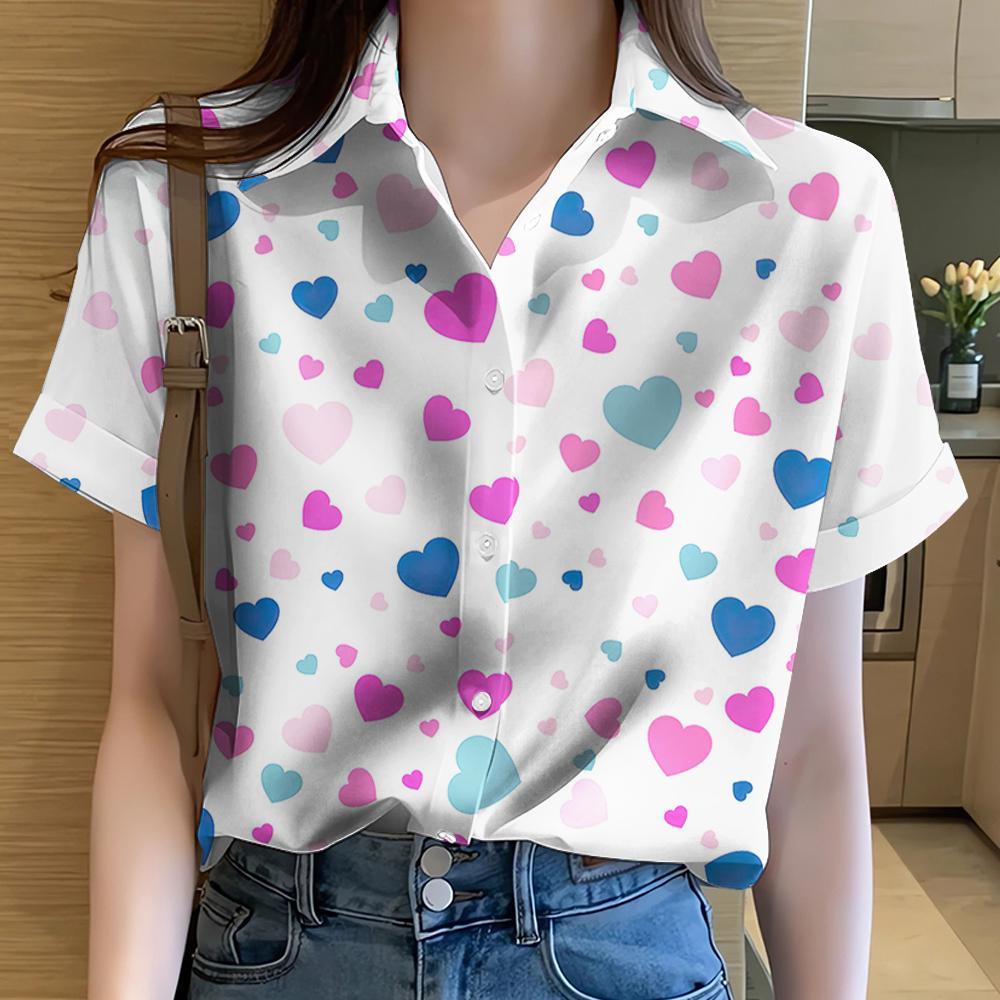 Women's European Hawaiian Beach Shirt – Loose-Fit Summer Vacation Top | NYLIXA Resort wear