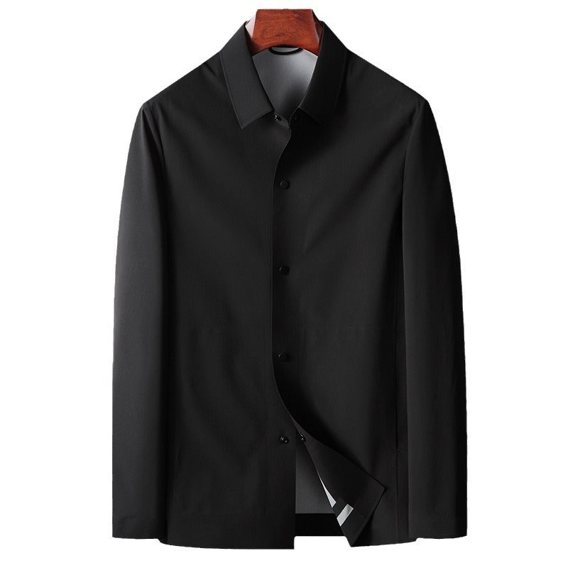 Men’s Business Casual Lightweight Coat – Spring & Summer Thin Layer