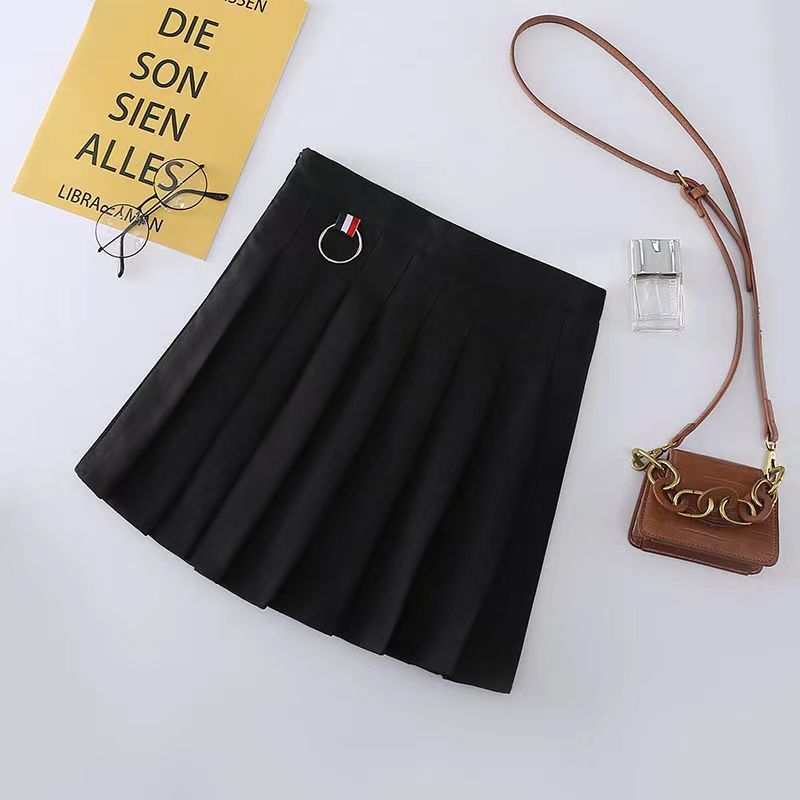 Trendy Street Pleated Mini Skirt with Safety Shorts
