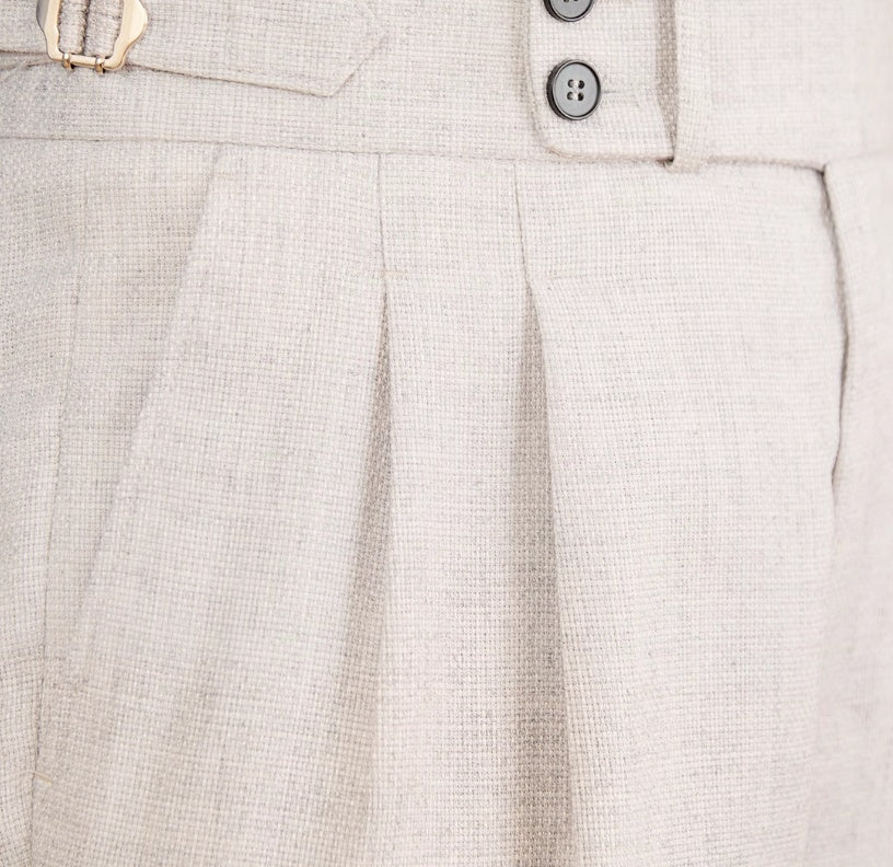 Men’s Gentry Casual High-Waisted Trousers – Classic Straight Fit Everyday Pants