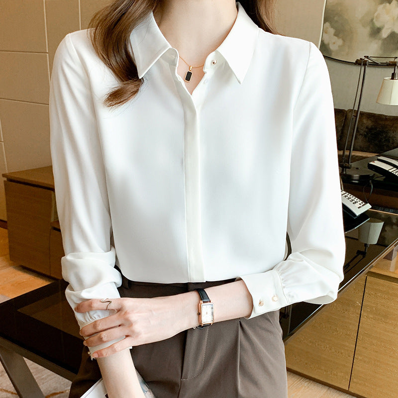 White Shirt Women's Long Sleeve