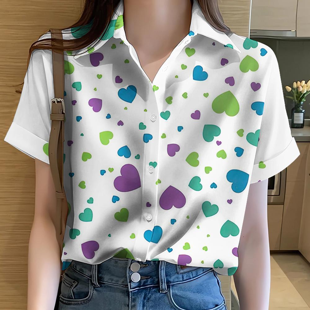 Women's European Hawaiian Beach Shirt – Loose-Fit Summer Vacation Top | NYLIXA Resort wear