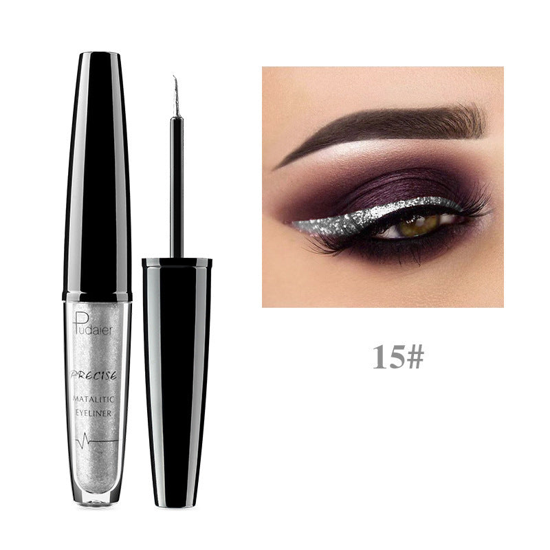 Pearlescent Liquid Eyeliner Pudaier Metal