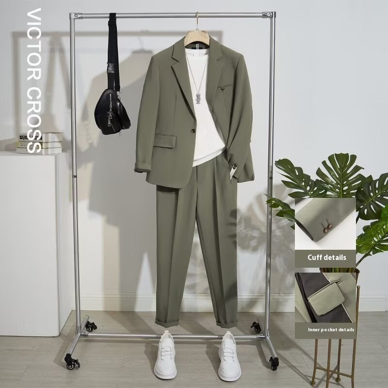 Men’s High-Sense Lightweight Blazer – Spring & Autumn Casual Suit Jacket