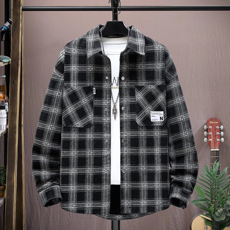 Teen Loose Printed Long-Sleeve Shirt – Bold Youth Graphic Tee