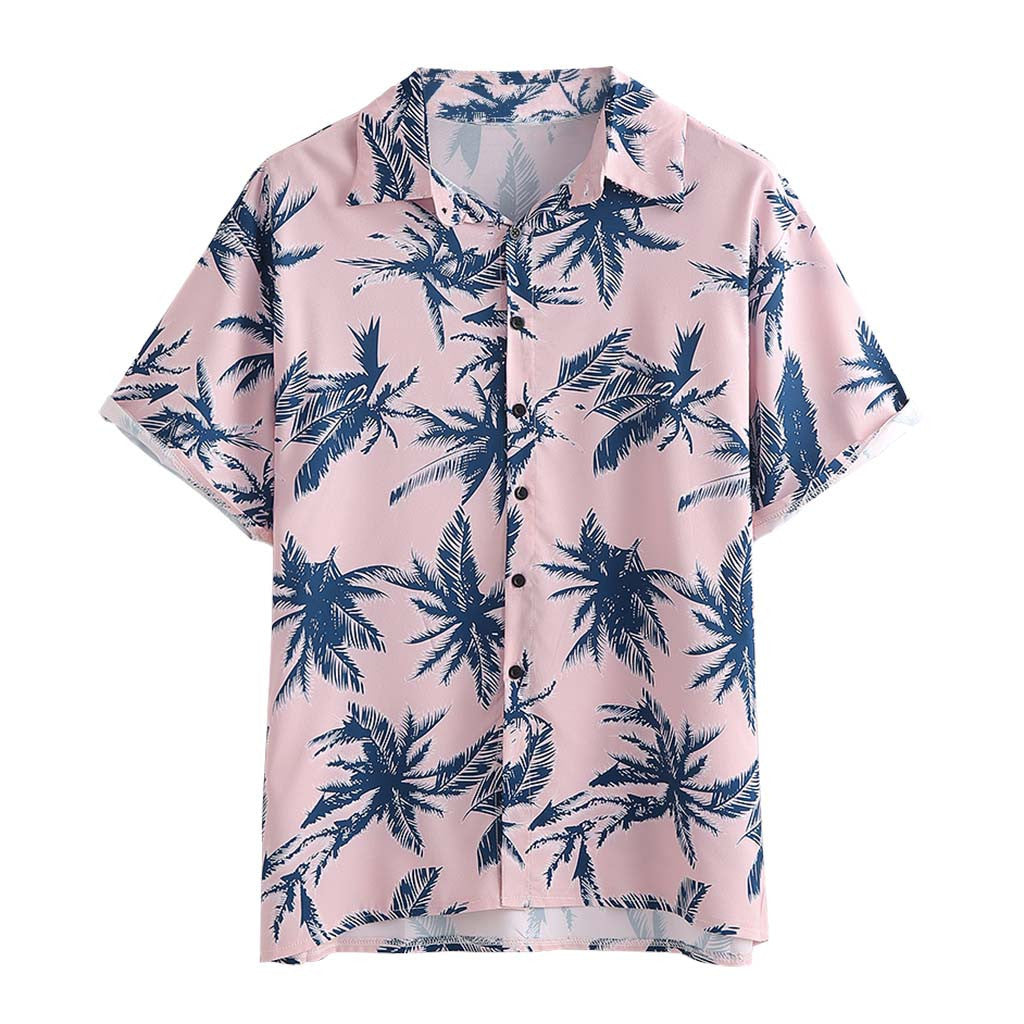 Men's Floral Print Co-ord Set – Summer Beach Shirt & Shorts Outfit, Vacation Style