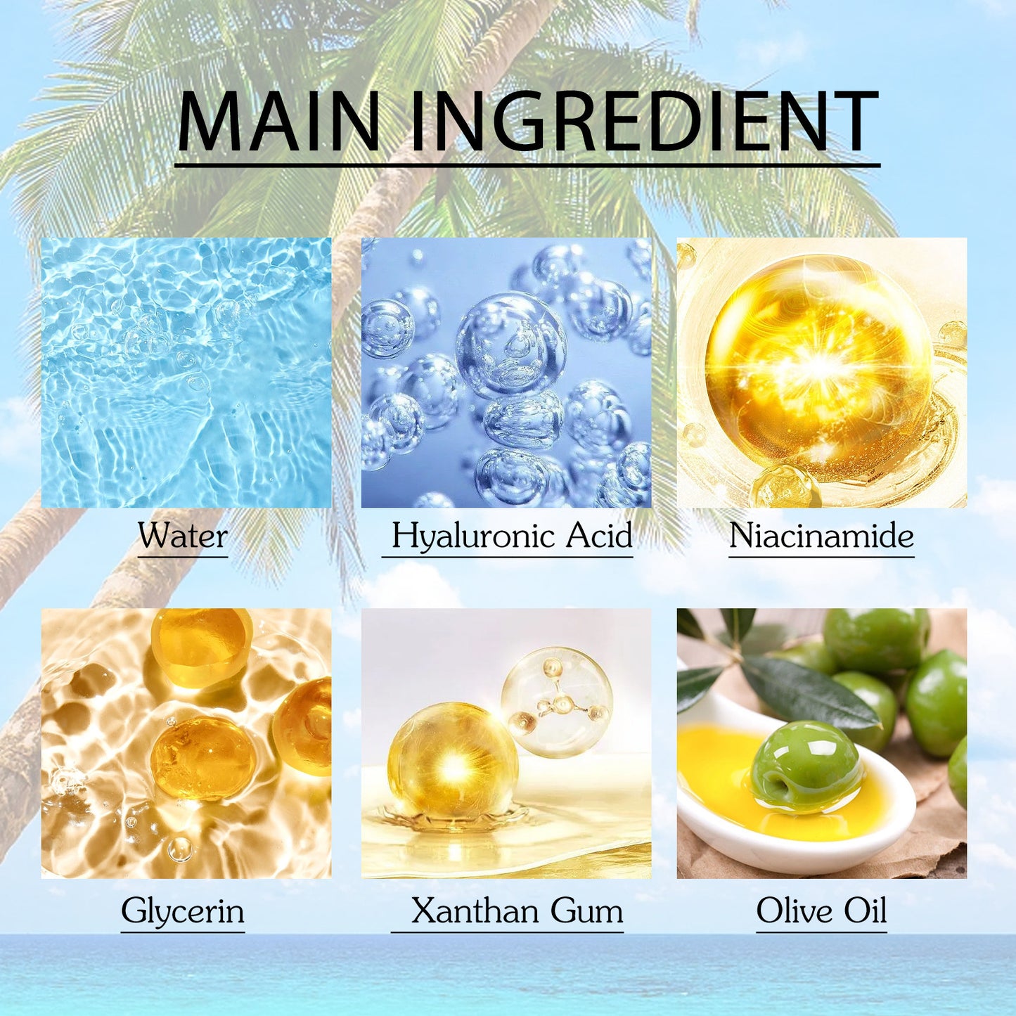 Hyaluronic Acid Sun Gel SPF 50 – Lightweight Moisturizing Protective Gel