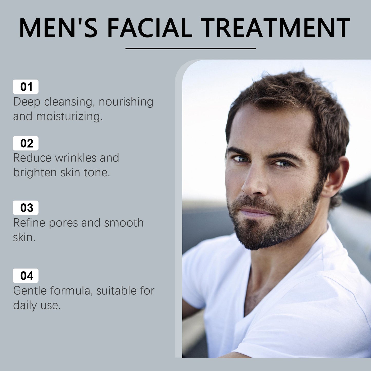 Men's Facial Care Firming And Hydrating Delicate