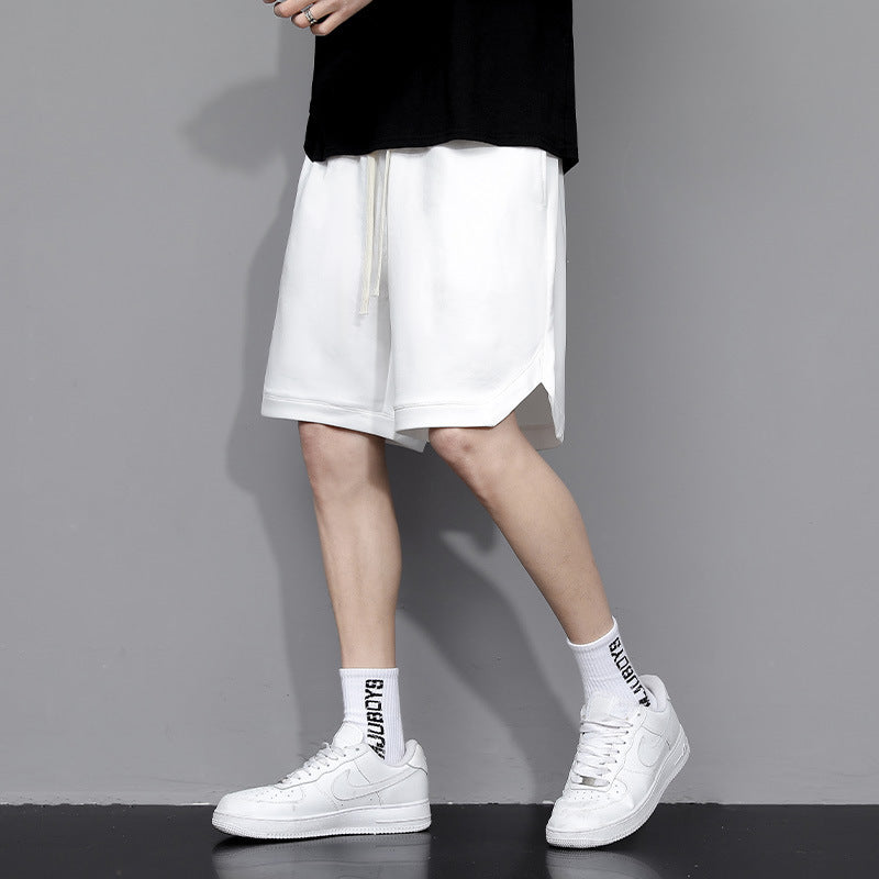 Men’s Summer Solid‑Color Five‑Point Basketball & Beach Shorts – Lightweight, Quick‑Dry & Sporty Casual