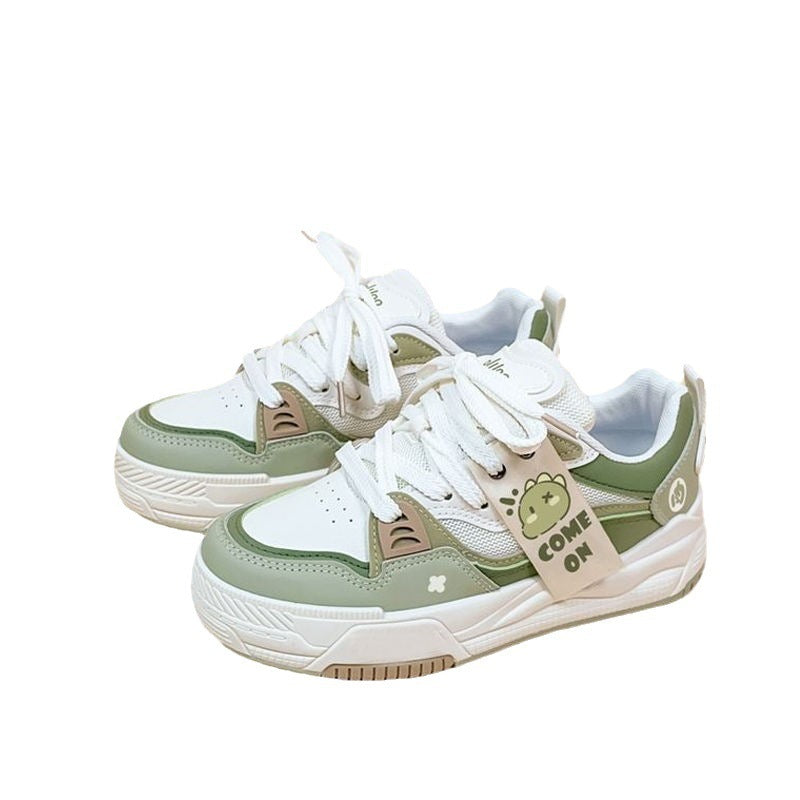 Hong Kong Style Platform Dad Shoes Female Niche Sports Leisure