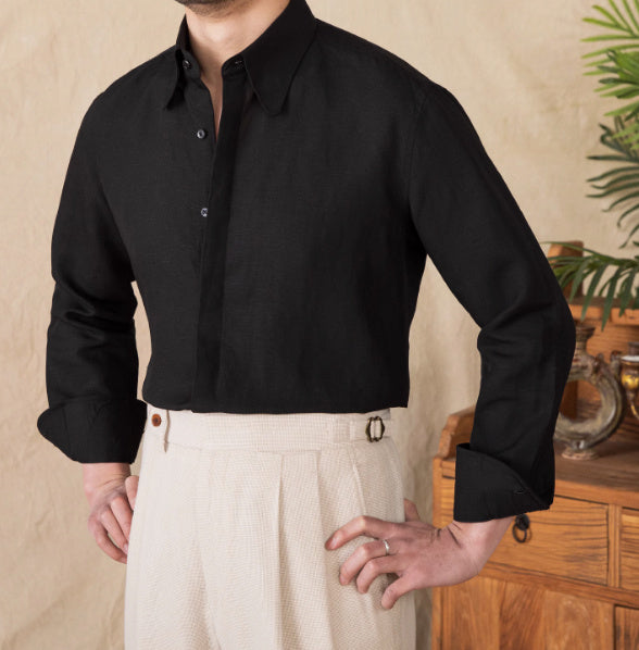 Men’s Lyocell Long-Sleeve Shirt – Soft & Sustainable Comfort