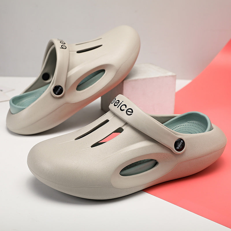 Men’s Lightweight Non-Slip Deodorant Sandals – Thick-Sole Summer Beach Slides