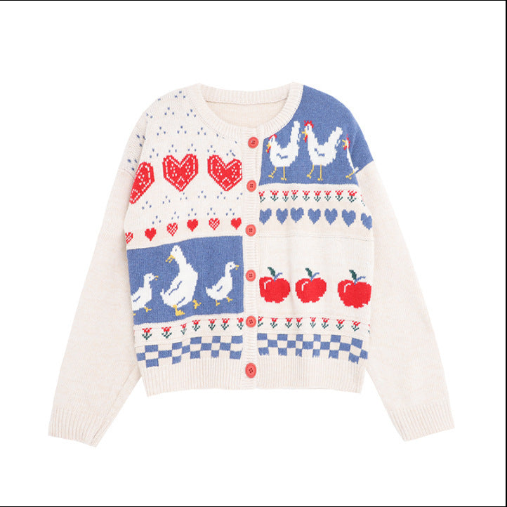 Soft wind knitted cardigan