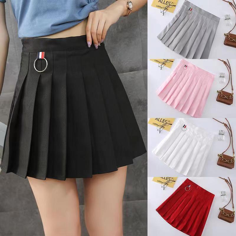 Trendy Street Pleated Mini Skirt with Safety Shorts