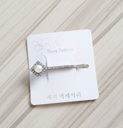 Fashion girls silver plated English alphabet clips trend hair accessories side clips hairpin
