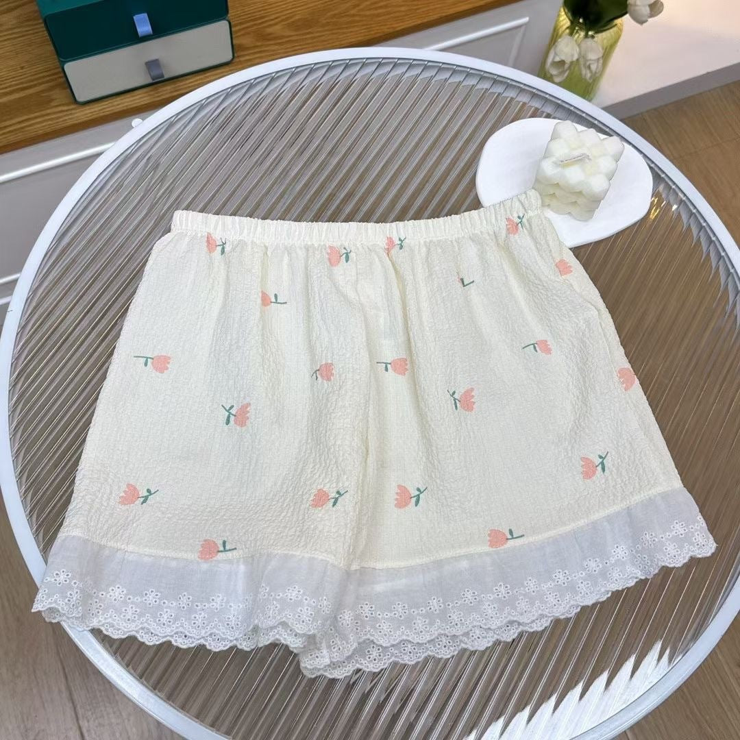 Spring And Summer New Cute Girl Home Shorts