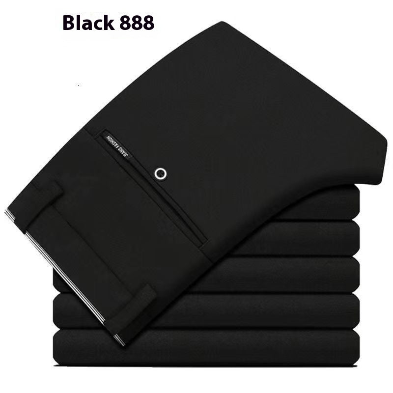 Men's Korean Style Slim Fit Stretch Suit Pants – Formal Pencil Trousers