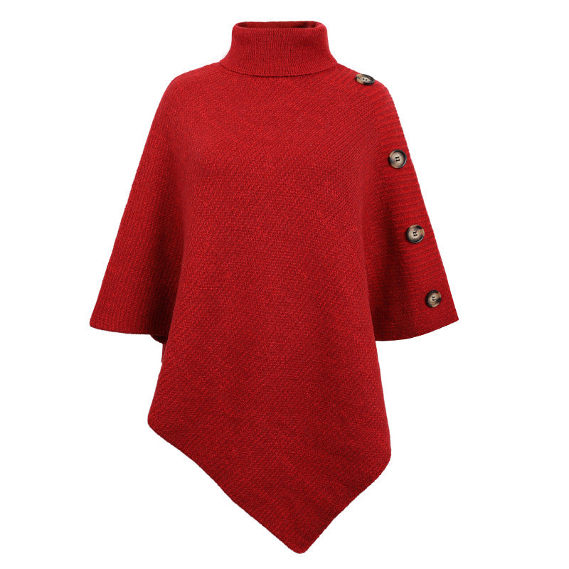 Drizzle Autumn And Winter European And American Foreign Trade Shawl Cloak Sweater