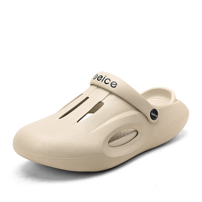 Men’s Lightweight Non-Slip Deodorant Sandals – Thick-Sole Summer Beach Slides