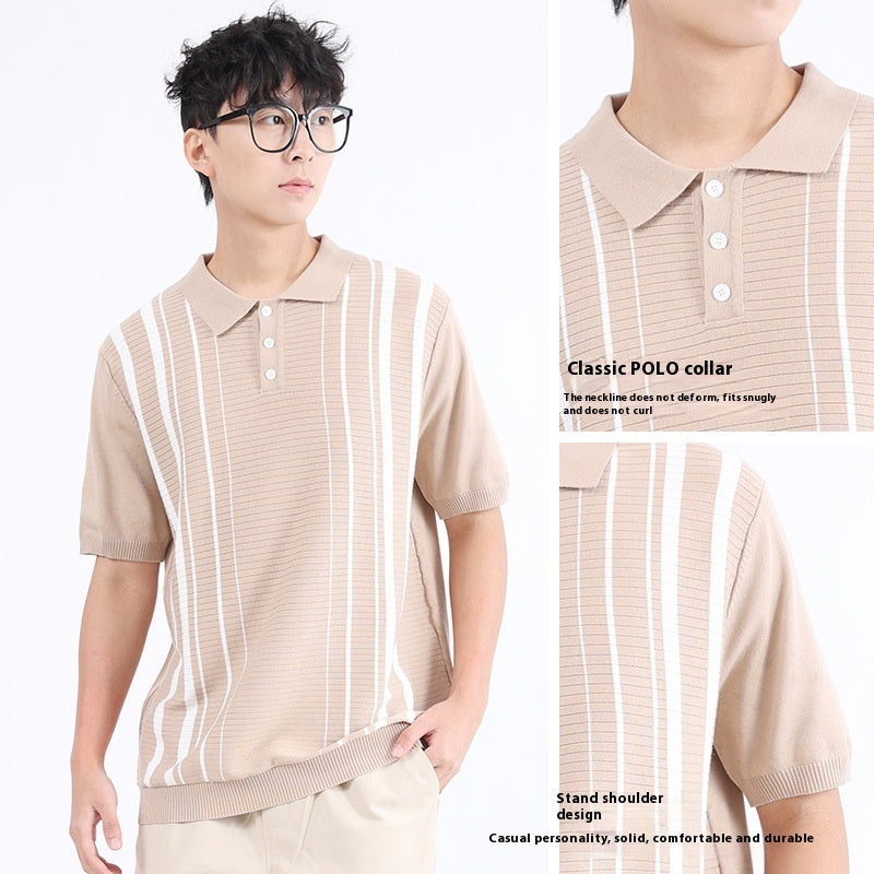 EALMOCN® Cool Ice Silk Polo Shirt – Summer Style Redefined