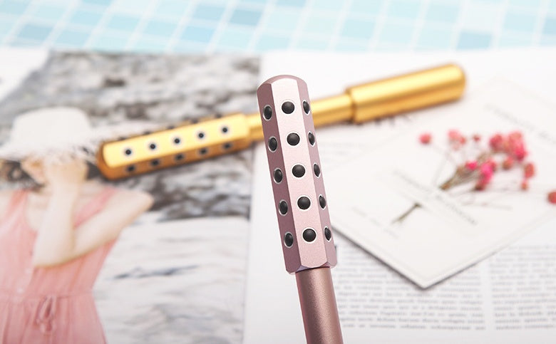 30‑Stone Germanium Beauty Stick Facial Roller – Anti‑Wrinkle Face Lift & Lymph‑Drainage Massage Wand