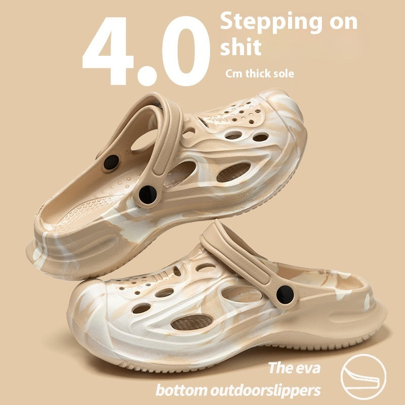 Men’s Outdoor Non-Slip Color-Matching Sandals – Stylish & Traction-Ready