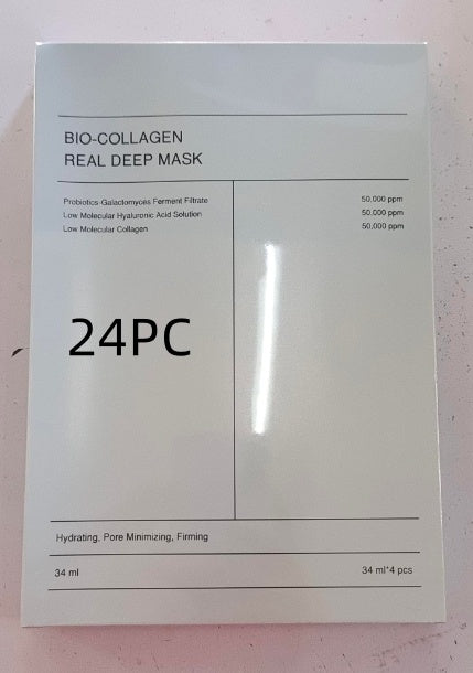 Deep Collagen Overnight Facial Sheet Mask – Low Molecular Collagen Hydration & Firming