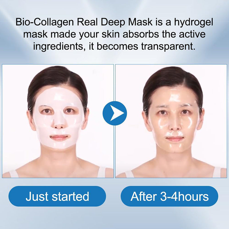 Deep Collagen Overnight Facial Sheet Mask – Low Molecular Collagen Hydration & Firming