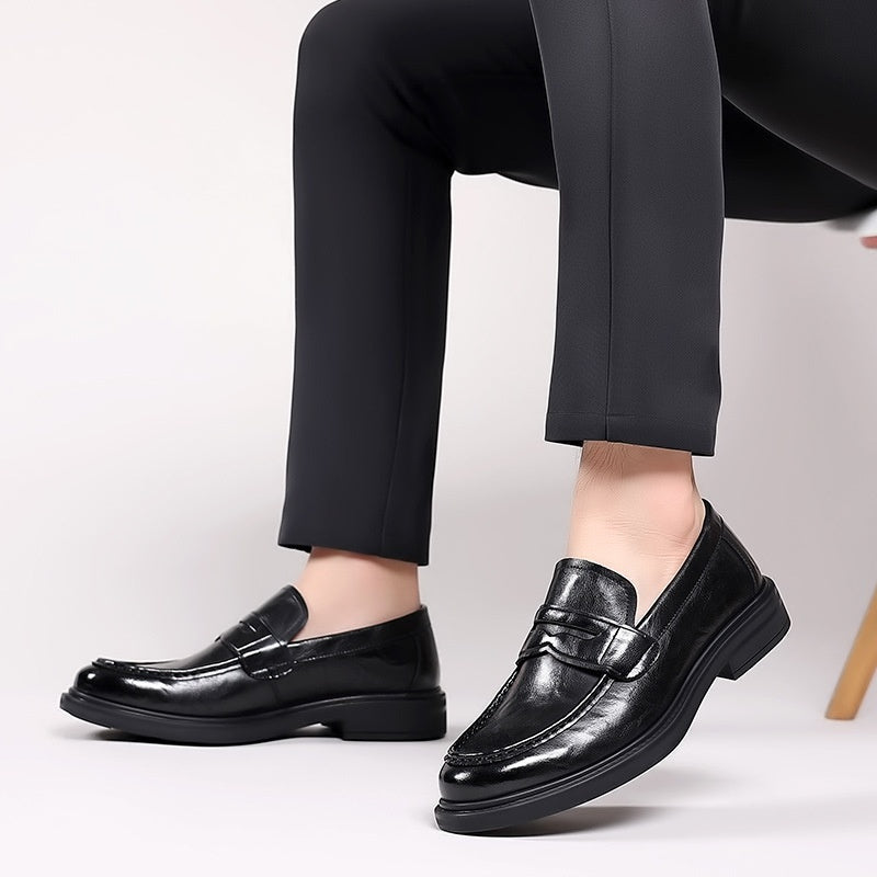Men’s All-Match Breathable British Casual Leather Shoes
