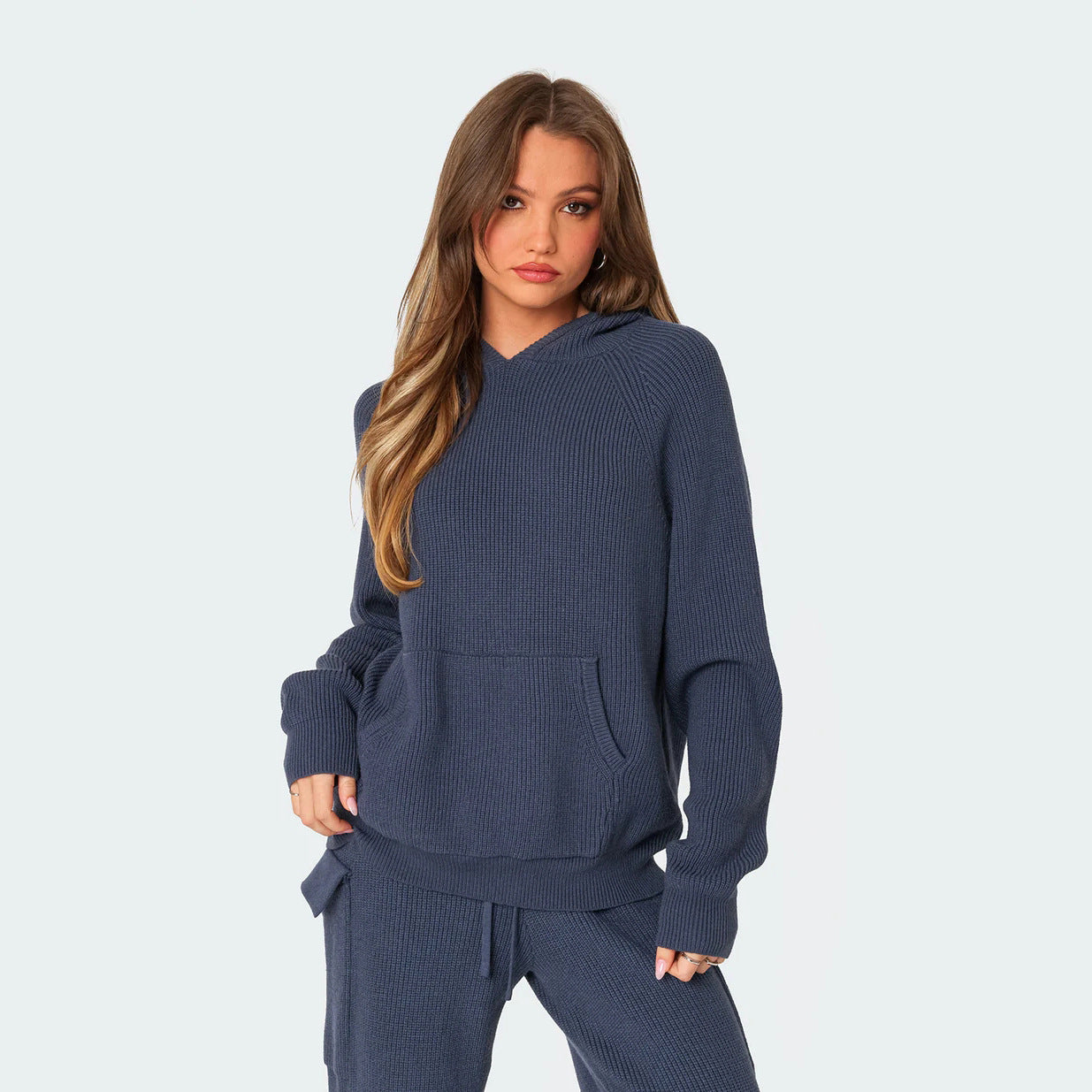Spring And Autumn Women's Fashion Hooded Sports Leisure Sweaters Suit