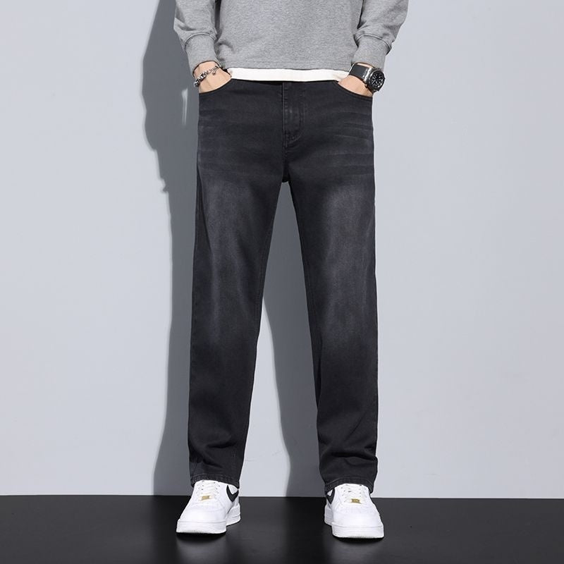 Loose Straight Fit Casual Jeans – All-Day Comfort, Street-Ready Style
