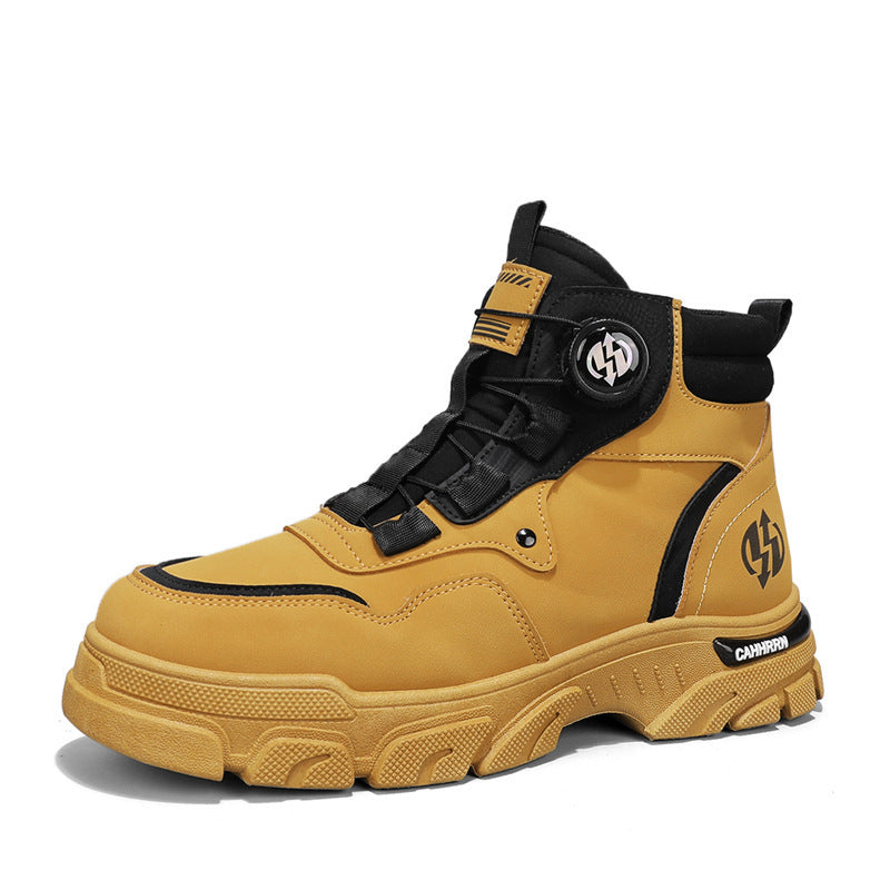 Men’s Outdoor Sports PU Leather Worker Boots