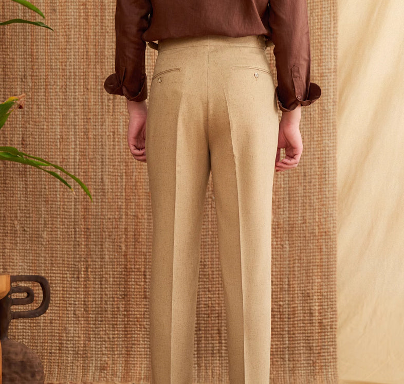 Men's Naples High Waist Straight Casual Pants – Versatile All-Matching Commuter Style | NYLIXA