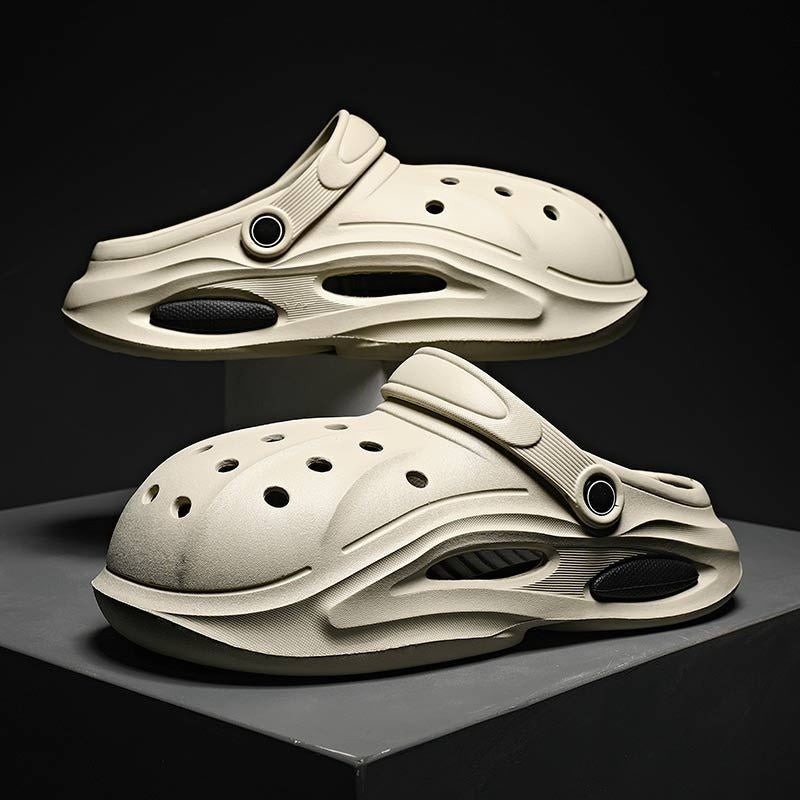 Men’s Soft Leather Indoor Slippers – Non-Slip, Soft-Bottom Comfort