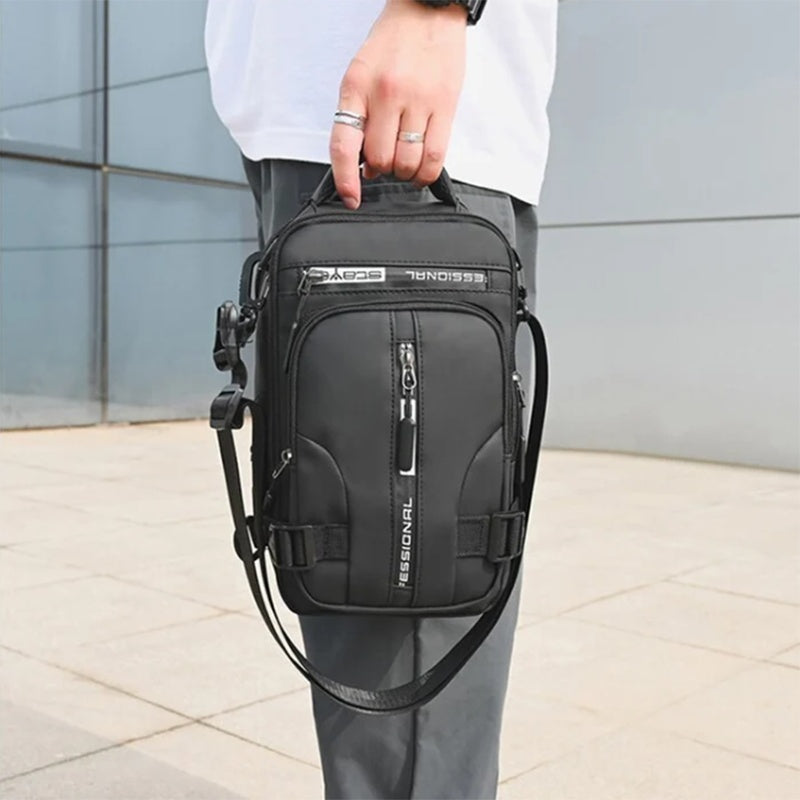 Men’s Waterproof Nylon Sling Backpack – Smart, Stylish & Functional