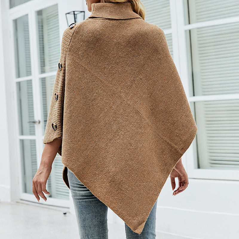 Drizzle Autumn And Winter European And American Foreign Trade Shawl Cloak Sweater