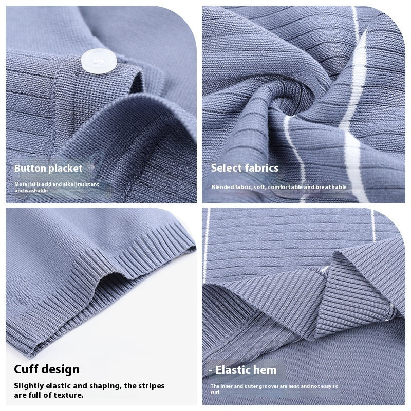 EALMOCN® Cool Ice Silk Polo Shirt – Summer Style Redefined